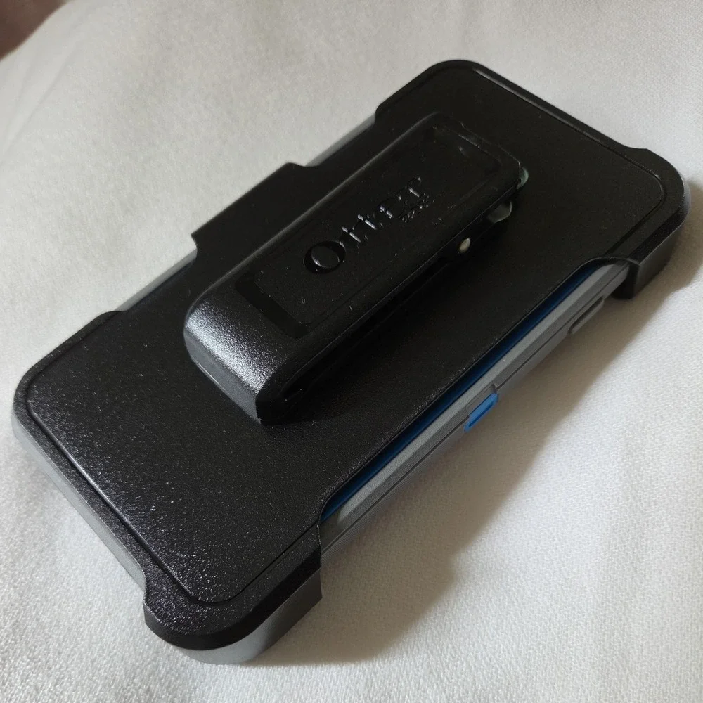 OtterBox Phone Case iPhone 7 Gray Blue Defender Series Rugged 77-54159